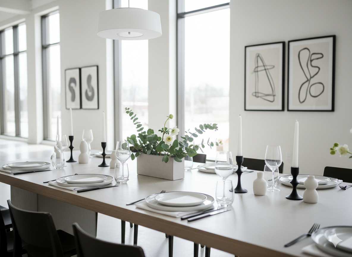 Modern minimalistische decoratie